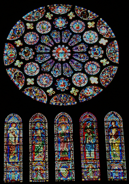 South transept rose window