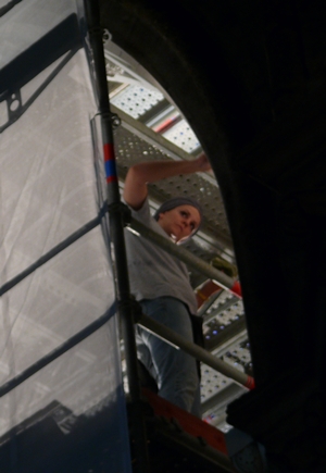 Restoration worker, Chartres