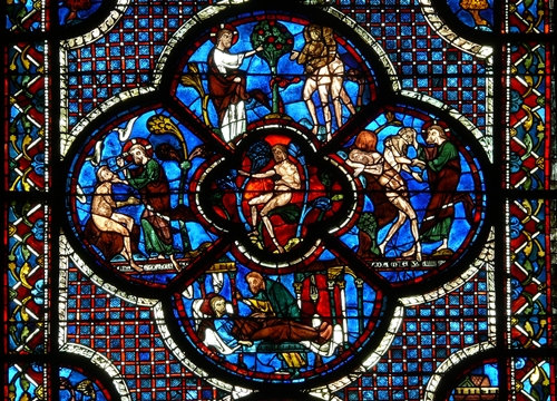 Adam & Eve/Good Samaritan Window Adam & Eve/Good Samaritan Window
