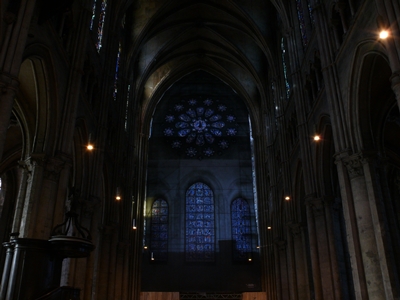 West wall, Chartres